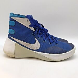 Nike Hyperdunk 2015 TB 749645-404 Basketball Shoes Men's 9 Blue High Top Lace Up